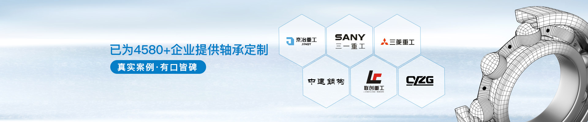 三立軸承：已為4580+企業(yè)提供軸承定制，真實案例，有口皆碑